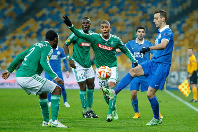 Лига Европы: 'Днепр' вышел в плей-офф, 'Карабах' и 'Интер' разошлись миром