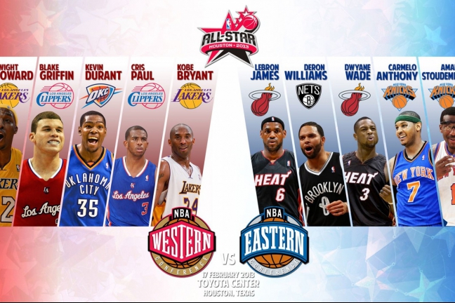 Стали известны составы команд Востока и Запада на NBA All-star game 2014