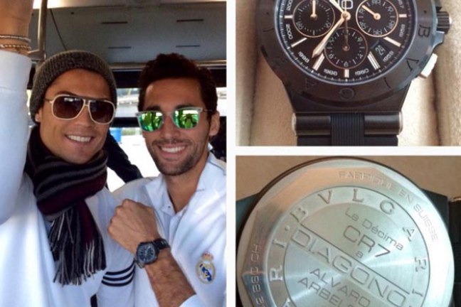 Роналду подарил партнерам по команде часы в честь 10-й победы 'Лос Бланкос' в ЛЧ