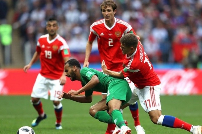 Россия уничтожила Саудовскую Аравию в стартовом матче ЧМ-2018