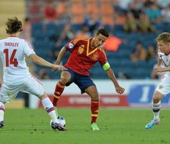 Молодежная сборная России проиграла испанцам в стартовом поединке Евро-2013