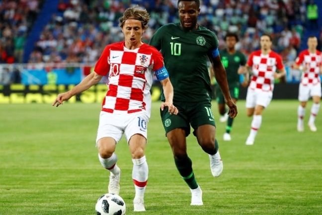 Модрич признан лучшим игроком встречи с Нигерией