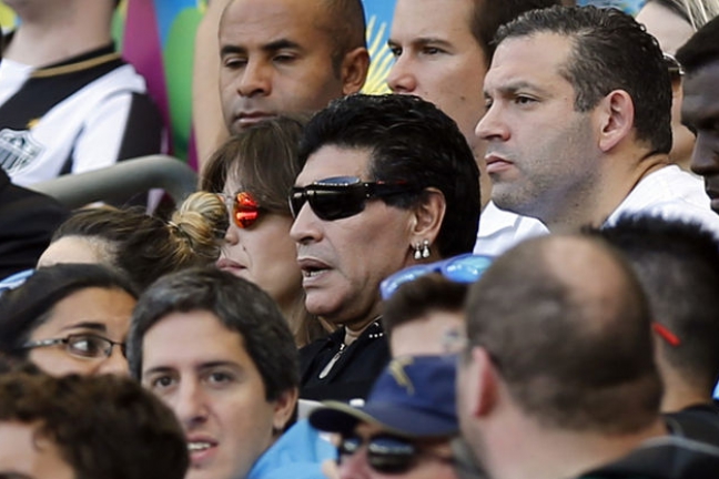 Марадона считает, что Бразилия незаслуженно вышла в 1/4 финала ЧМ-2014