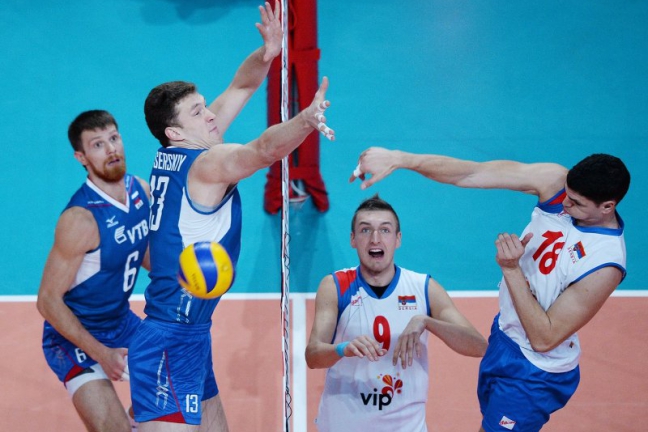 Российские волейболисты поборются за золото Европы