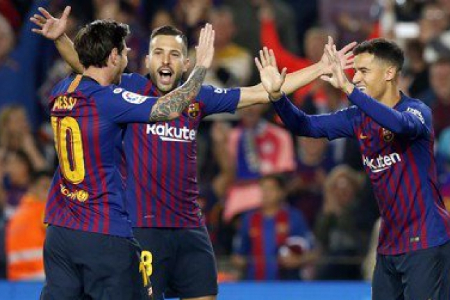 'Барселона' забила 4 гола в ворота 'Севильи'