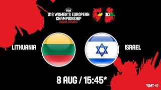 Литва до 18 жен - Израиль до 18 жен. Запись матча