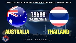 Австралия до 19 - Таиланд до 19. Запись матча