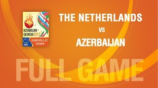 Нидерланды жен - Азербайджан жен. Запись матча