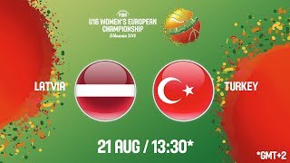 Латвия до 16 жен - Турция до 16 жен. Запись матча