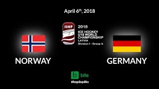 Норвегия до 18 - Германия до 18. Запись матча