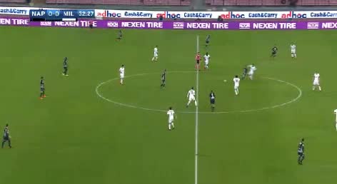 Наполи - Милан. 1:0 - Гол Инсинье
