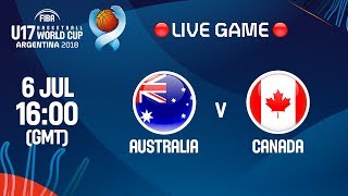 Австралия до 17 - Канада до 17. Запись матча