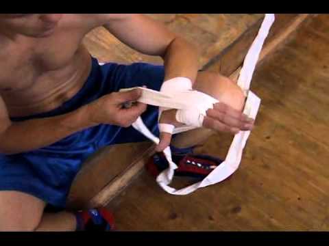 Видео урок: как бинтовать руки в боксе