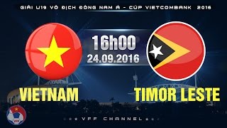 Вьетнам до 19 - Восточный Тимор до 19. Запись матча