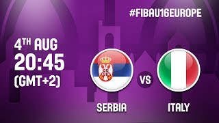 Сербия до 16 жен - Италия до 16 жен. Запись матча