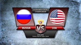 Россия до 18 - США до 18. Запись матча