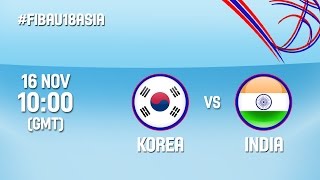 Южная Корея до 18 - Индия до 18. Запись матча