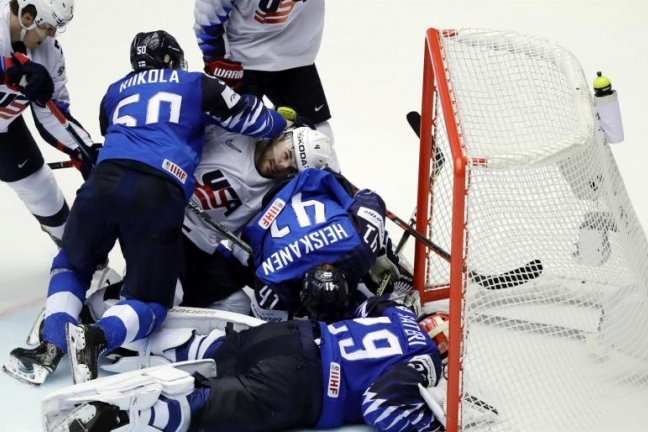 Финляндия разгромила США и вышла в плей-офф Чемпионата Мира