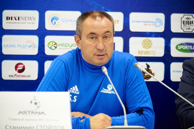 Стойлов заявил, что 'Астана' не боится 'Спортинг'