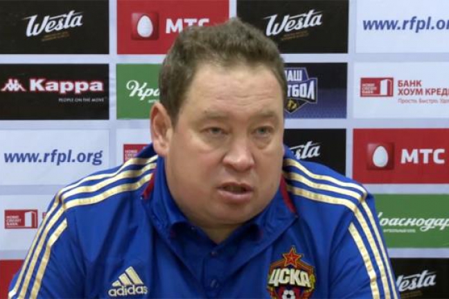 Слуцкий не верит, что ЦСКА опередит 'Зенит' в чемпионской гонке