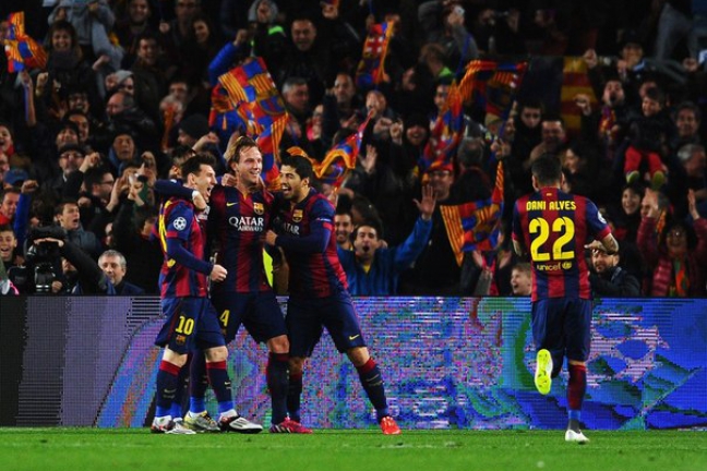 'Барселона' стала последним четвертьфиналистом Лиги чемпионов-2014/2015