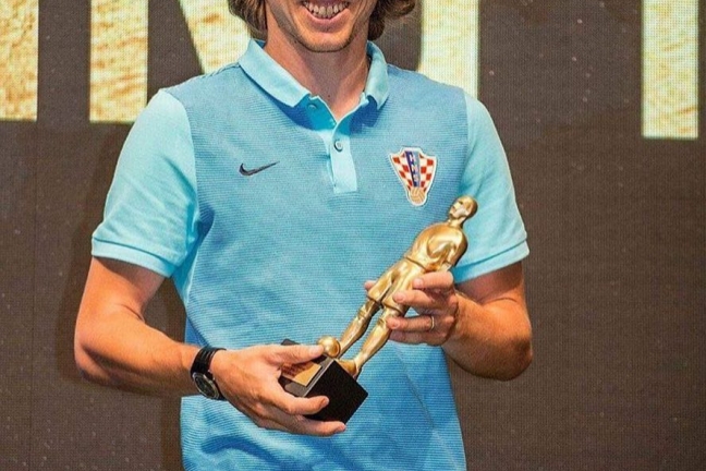 Модрич признан лучшим игроком Хорватии пятый раз подряд