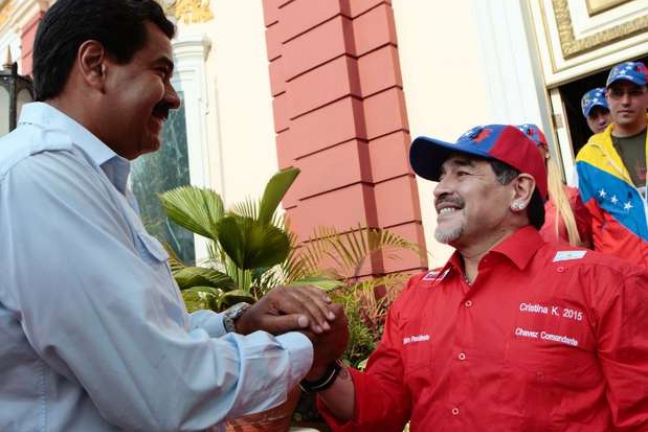 Марадона не против возглавить сборную Венесуэлы