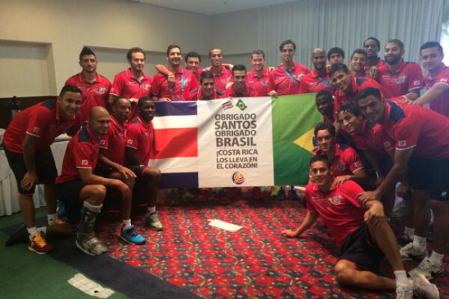 Коста-Рика поблагодарила бразильский город за гостеприимство