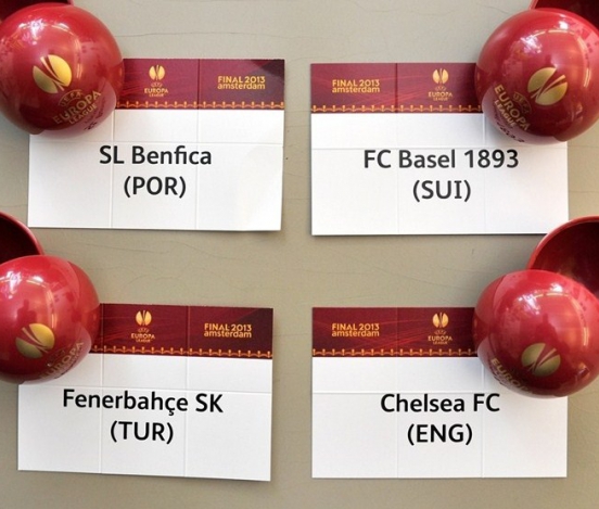 Лига Европы: 'Бенфика' посетит Стамбул, 'Челси' сыграет с 'Базелем'
