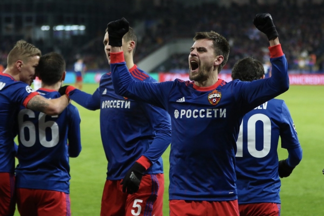 ЦСКА забил два безответных гола в ворота 
