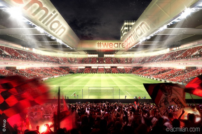 Новая клубная арена 'Милана' будет сдана в эксплуатацию в 2018-м году