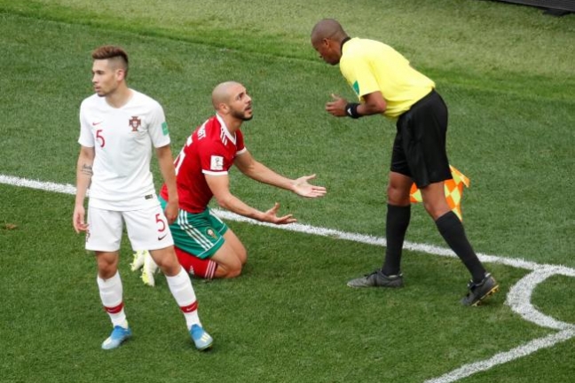 Амрабат расскритиковал судью матча Марокко – Португалия