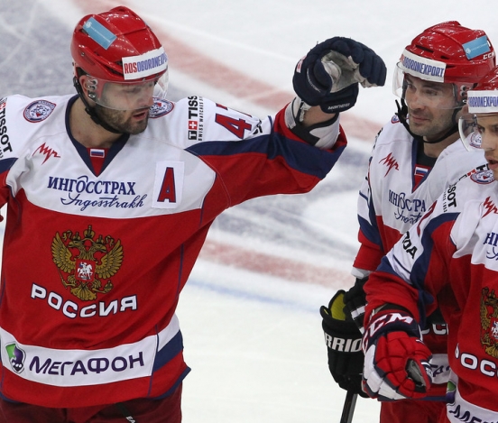 Сборная России победила команду Финляндии в серии буллитов