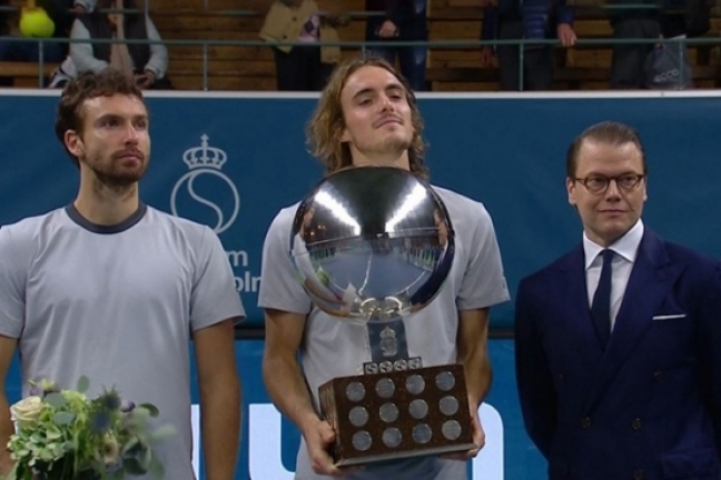 Циципас заполучил свой первый трофей в турнирах ATP