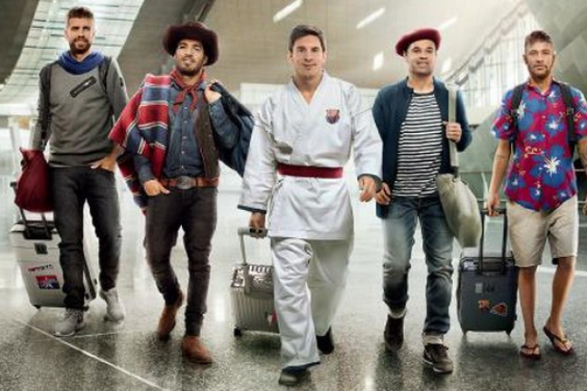 Игроки  'Барсы' снялись в рекламном ролике Qatar Airways