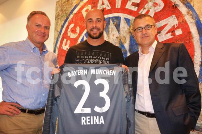 Официально: Рейна подписал трехлетний контракт с 'Баварией'