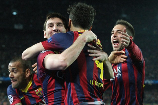 'Барселона' наказала 'горожан' и пробилась в четвертьфинал Лиги чемпионов