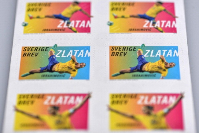 В Швеции выпустили марки с изображением 'Ибры'