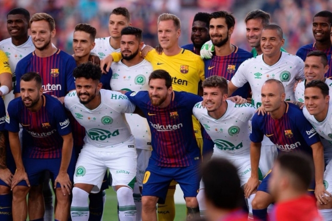 'Барселона' не оставила шансов 'Шапекоэнсе' в Кубке Гампера