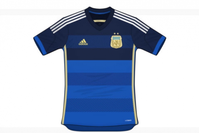 СМИ стал известен дизайн выездной экипировки сборной Аргентины на матчи ЧМ-2014