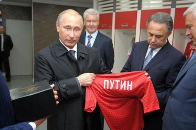 Путин проведет встречу со сборной России