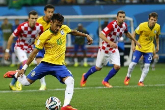 Бразилия отпраздновала победу над Хорватией