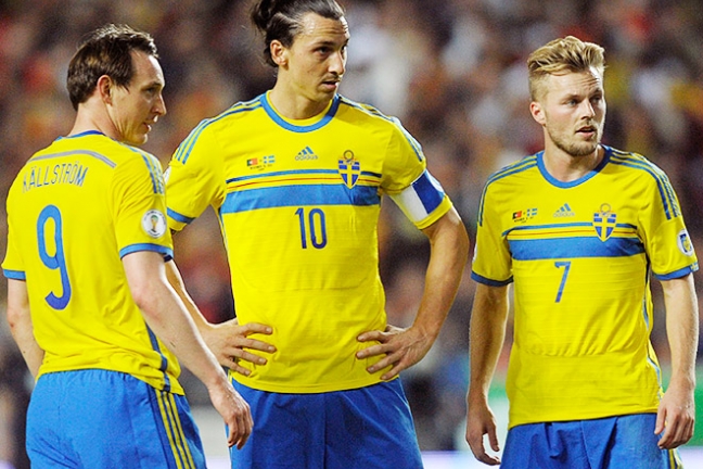 Сборная Швеции огласила заявку на Евро-2016