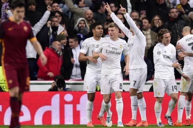 'Реал' и 'Вольфсбург' пробились в 1/4 финала Лиги чемпионов
