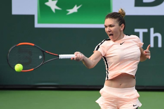 Симона Халеп вышла в четвертый раунд турнира в Индиан-Уэллсе