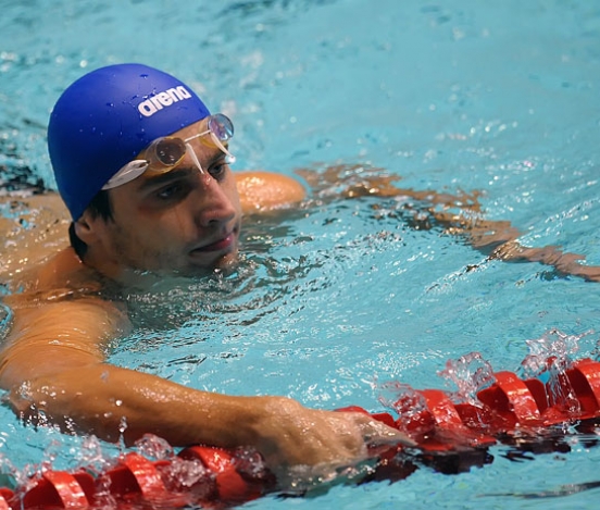 Донец выиграл заплыв на 50 метров