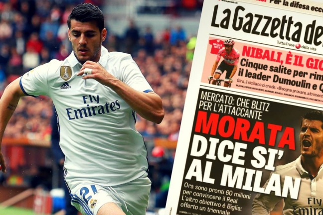 'Милан' предложил 'Реалу' 85 млн евро за Морату