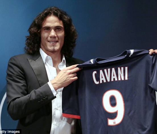 'ПСЖ' совершил рекордный для французской лиги трансфер Кавани