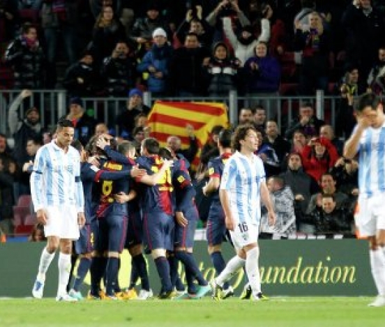 'Барселона' упустила победу над 'Малагой'