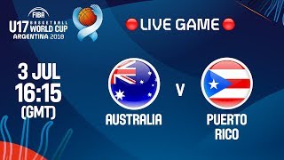 Австралия до 17 - Пуэрто-Рико до 17. Запись матча